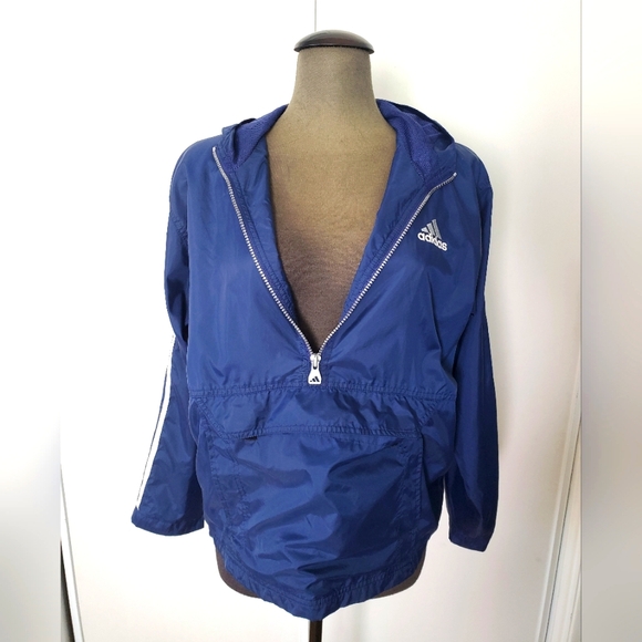 Adidas blue rain jacket. - Picture 2 of 6